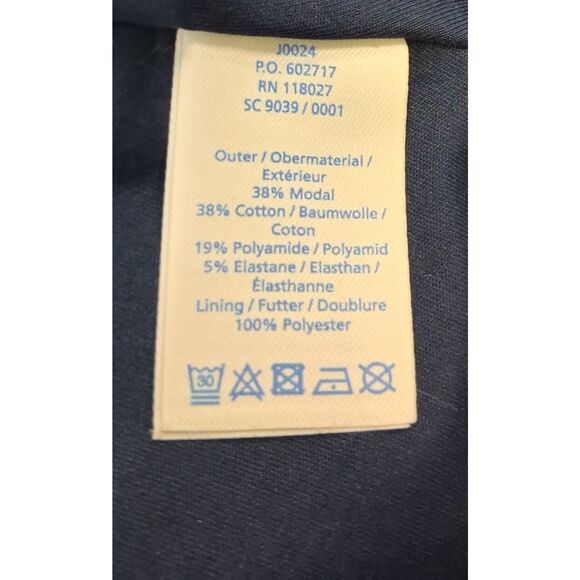 Boden womens size 12L shift dress blue midi which stretch cotton blend - Picture 8 of 9